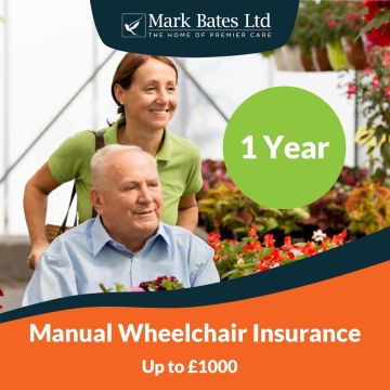 1 Year Manual Wheelchair Insurance - Up to £1,000