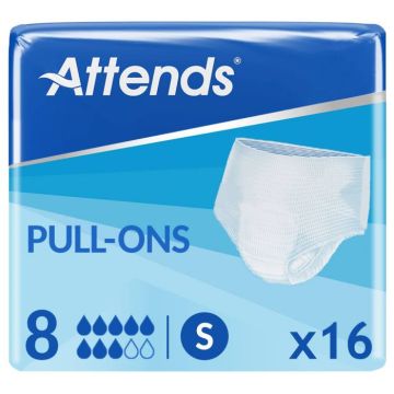 Attends Pull-Ons 8 Pants - Small - 16 Pack