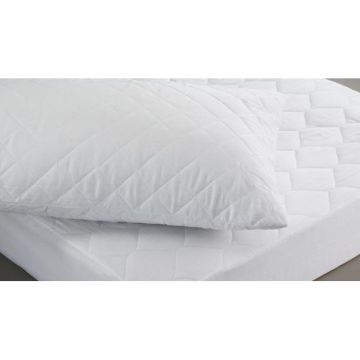 Waterproof Terry Towelling Mattress Protector - Double
