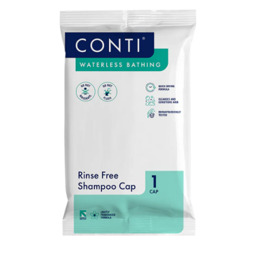 Conti® Rinse Free Shampoo Cap – Pack of 1