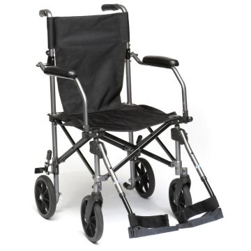 Drive TraveLite Aluminium Transport Chair - Black