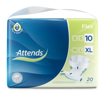 Attends Flex 10 Extra Large | Pack of 20
