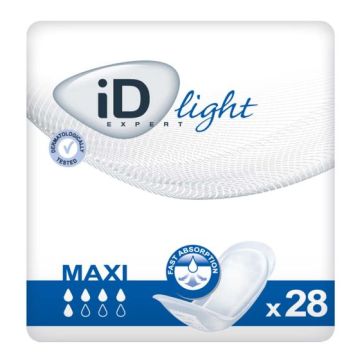 iD Expert Light Maxi Pads - 28 Pack