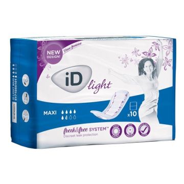 iD Light Maxi Pads - 10 Pack