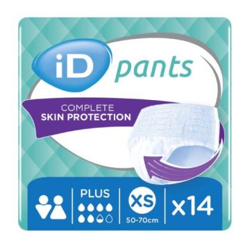 iD Pants Plus - XS - 14 Pack
