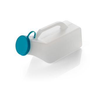 Male Portable Urinal with Cover - 1L Capacity - 1 Pack