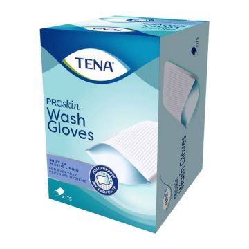 TENA Proskin Wash Gloves - 175 Pack