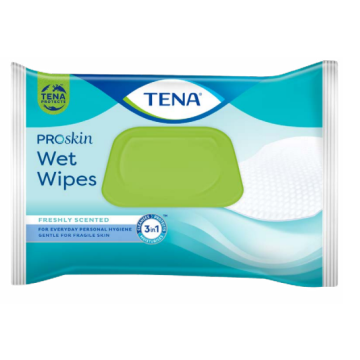 TENA ECO Plastic Free Wet Wipe - Pack 48