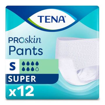 TENA Proskin Pants Super - Small - 12 Pack