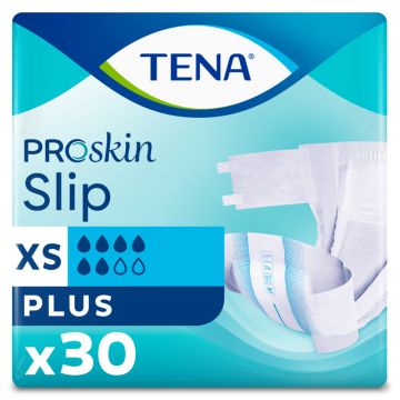 TENA Proskin Slip Plus - XS - 30 Pack