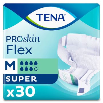 TENA Proskin Flex Super Slips - Medium - 30 Pack