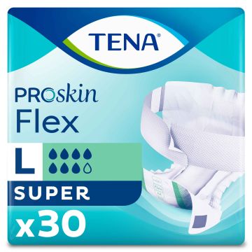 TENA Proskin Flex Super Slips - Large - 30 Pack