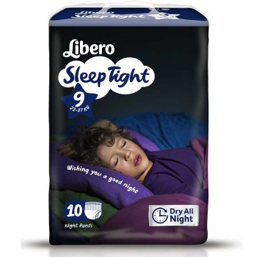 Libero Sleeptight 9 Pants - 22-37kg - 10 Pack