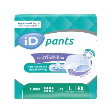 iD Pants Super - Large - 12 Pack
