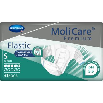 MoliCare Premium Elastic 5 Drop Slips - Small - 30 Pack