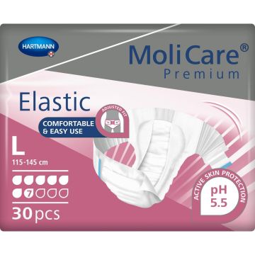 MoliCare Premium Elastic 7 Drop Slips - Large - 30 Pack