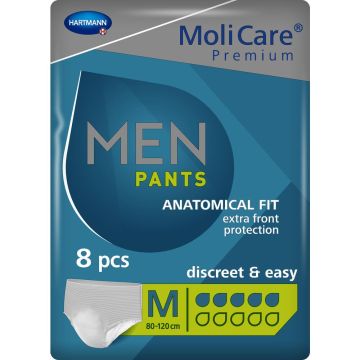 MoliCare Premium Men 5 Drop Pants - Medium - 8 Pack