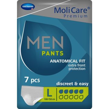 MoliCare Premium Men 5 Drop Pants - Large - 7 Pack