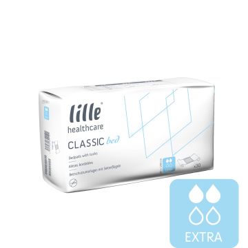 Lille Healthcare Classic Bed Extra Pads - 180x90cm With Tucks - 30 Pack