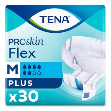 TENA Proskin Flex Plus Slips - Medium - 30 Pack