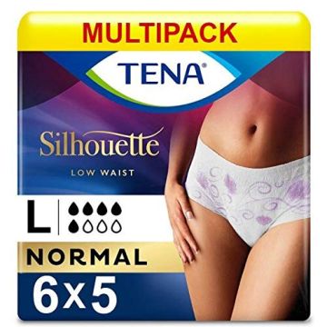 CASE SAVER TENA Silhouette Lady Pants Large (6 Packs of 5)