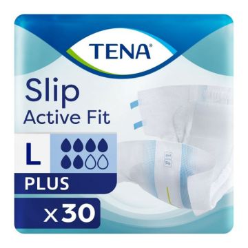 TENA Slip Active Fit Plus - Large - 30 Pack