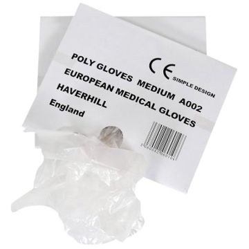 Polythene Disposable Gloves - 500 Pack