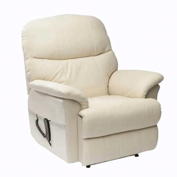 Lars Double Motor Rise Recliner - Cream Leather 