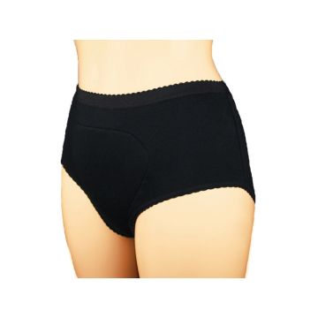 Washable High Waisted Pants with Pad for Women - 4XL - Black - 1 Pack