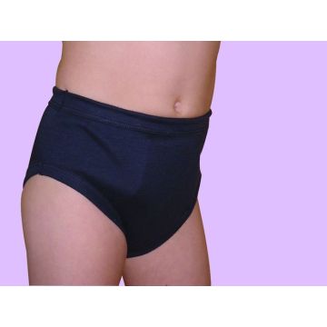 Washable Incontinence Briefs for Boys - Navy - 3-4 Years - 1 Pack