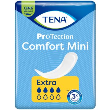 TENA Proskin Comfort Mini Extra Pads - 30 Pack