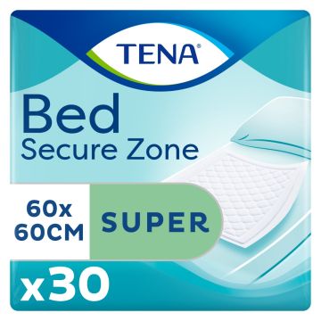 Tena Bed Super - 60 x 60cm 74g  -  30 Pack
