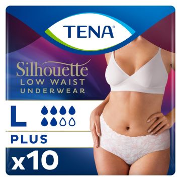 TENA Silhouette Lady Pants Normal Large, White - Pack of 10