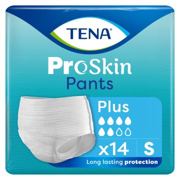 Tena Pants Plus Classic - Small  -  Pack 14