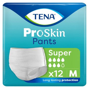TENA Pants Super | Medium | Pack of 12