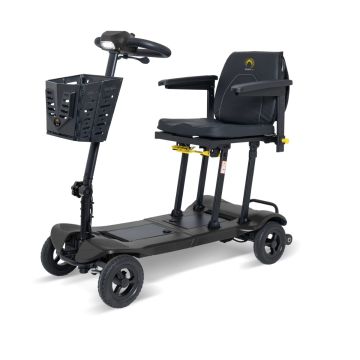 Atom Fold Ultra Lite Folding Mobility Scooter (Black) - Each