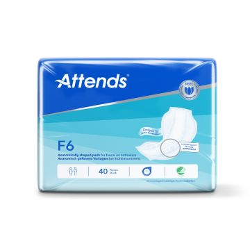 Attends F6 Faecal Pads - 40 Pack
