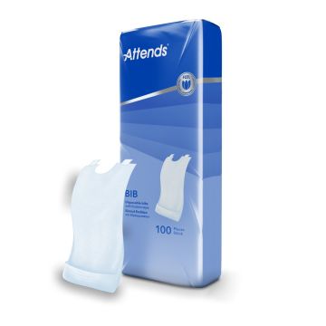 Large Disposable Bib With Front Pocket (67x35cm) - Pack of 100