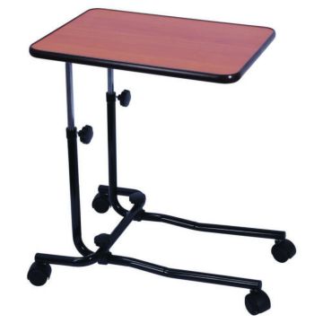 Drive 4 Castor Overbed & Chair Table - Warm Oak