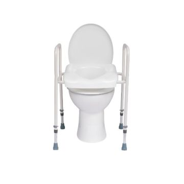 White Elevated Toilet Seat