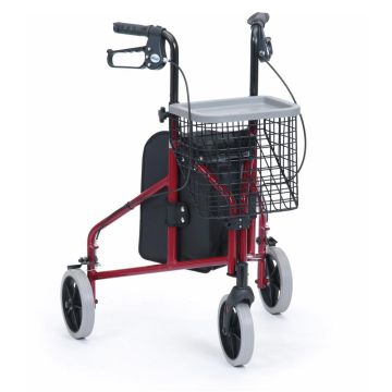 Drive Ultra Lightweight Tri-Walker - Red