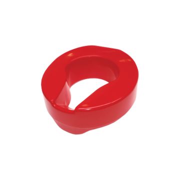 Raised Toilet Seat 10cm - 4" Rise Red