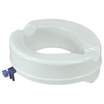 Ashby Easy Fit Raised Toilet Seat - white