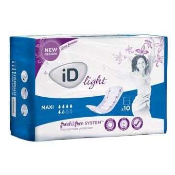iD Light Maxi Pads - 10 Pack
