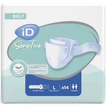 iD Sensitive Belt Extra Plus - Large - Pack 14