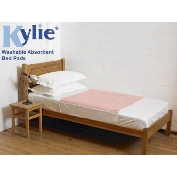 Kylie Washable Incontinence Sheet - Single - Pink - 1 Pack