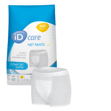 iD Care Comfort Super Net Pants Small 5 PACK