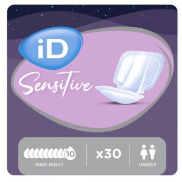 iD Sensitive Form Maxi Night - Pack 30