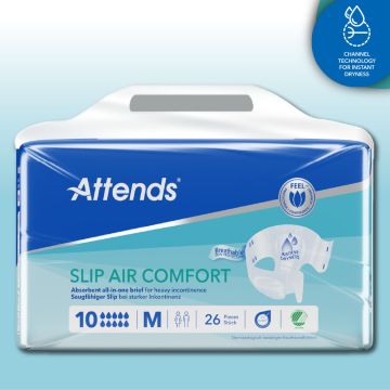 Attends Slip Air Comfort 10 Medium - Pack 26