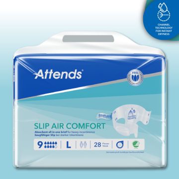 Attends Slip Air Comfort 9 Large - Pack 28